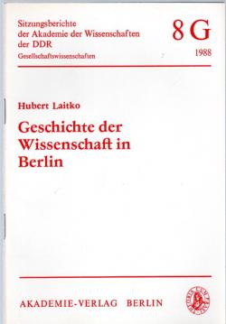 Hier klicken, um die Abbildung zu vergrößern... Geschichte der Wissenschaft in Berlin