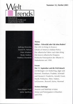 Hier klicken, um die Abbildung zu vergrößern... Balkan - Pulverfass oder Fass ohne Boden?: Forum: Der 11. September und die Welt danach