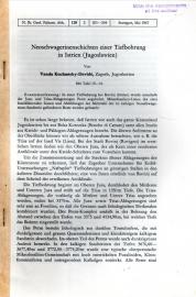 Hier klicken, um die Abbildung zu vergrößern... Noeschwagerinenschichten einer Tiefbohrung in Istrien (Jugoslawien)