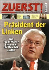 Hier klicken, um die Abbildung zu vergrößern... Zuerst! Deutsches Nachrichtenmagazin. 11. Jhg., Dezember 2020