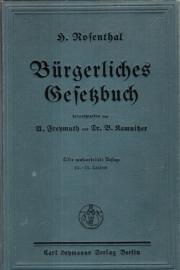 Bürgerliches Gesetzbuch. Gemeinverständlich erläutert unter besonderer Berücksichtigung der Rechtsverhältnisse des täglichen Lebens.