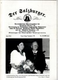 Der Salzburger. Vierteljähriges Mitteilungsblatt. Neue Folge Nr. 178. (Nr. II/2008) Der Salzburger. Vierteljähriges Mitteilungsblatt. Neue Folge Nr. 178. (Nr. II/2008)