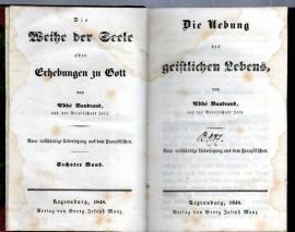 Die Uebung des geistlichen Lebens Die Uebung des geistlichen Lebens