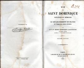 Hier klicken, um die Abbildung zu vergrößern... Vie de saint dominique