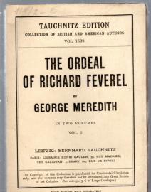 Hier klicken, um die Abbildung zu vergrößern... The Ordeal of Richard Feverel: A History of Father and Son