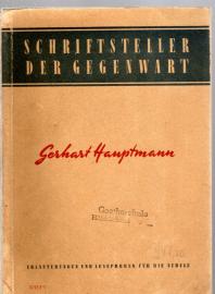 Gerhard Hauptmann Gerhard Hauptmann