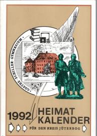Hier klicken, um die Abbildung zu vergrößern... Heimatkalender für den Kreis Jüterbog 1992.