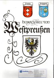 Heimatkarte von Westpreußen. mit 57 Stadtwappen, einem farbigen Plan von Marienburg, Innenstadtplan der Städte Thorn und Elbing 1 : 400.000 - Mit Ortsverzeichnis - alle Orte in deutsch und polnisch Heimatkarte von Westpreußen. mit 57 Stadtwappen, einem farbigen Plan von Marienburg, Innenstadtplan der Städte Thorn und Elbing 1 : 400.000 - Mit Ortsverzeichnis - alle Orte in deutsch und polnisch