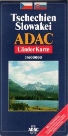 ADAC LänderKarte Tschechien, Slowakei 1:600.000