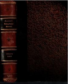 Das gesamte deutsche und preußische Gesetzgebungs-Material. Die Gesetze und Verordnungen sowie die Ausführungs-Anweisungen, Erlasse, Verfügungen etc. der preußischen und deutschen Centralbehörden. Jg. 1899 