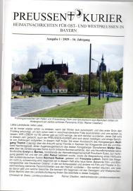 Preussen Kurier Heimatnachrichten für Ost- und Westpreussen in Bayern 16. Jhg. Ausg. 1/2025 Preussen Kurier Heimatnachrichten für Ost- und Westpreussen in Bayern 16. Jhg. Ausg. 1/2025