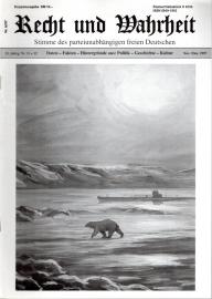 Recht und Wahrheit. Stimme des parteiunabhängigen freien Deutschen 13. Jg. Nr. 11+12