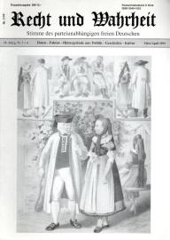 Recht und Wahrheit. Stimme des parteiunabhängigen freien Deutschen 15. Jg. Nr. 3+4 