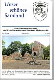Unser schönes Samland. 243. Folge (III/2024), Herbst 2024 Unser schönes Samland. 243. Folge (III/2024), Herbst 2024
